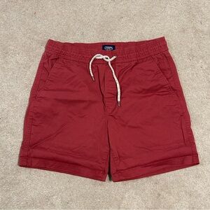 Chaps Red Casual Drawstring Shorts